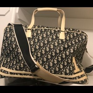 Auth Christian Dior Duffle travel Bag